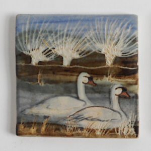 Somerset Countryware tile with Swans